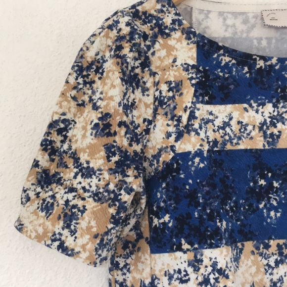 Anthropologie Floral Stripe Blouse - Picture 2 of 7